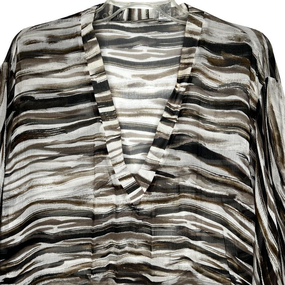Chico's Silk Sheer Top - Picture 3 of 7